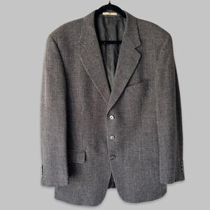 Vintage Joseph Abboud Wool Blend Twill  Blazer Union Made in USA